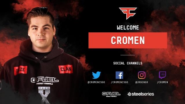 iG官方：中单Cryin正式加入队伍